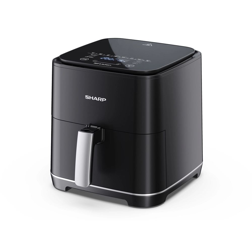 SHARP AF-GS552AE-B forrólevegős sütő 5,5L 1650W fekete (AF-GS552AE-B)
