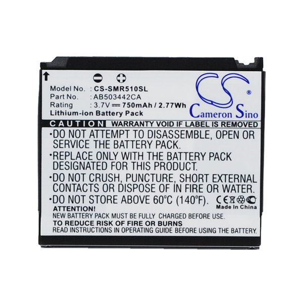 CAMERON SINO Samsung AB503442CA/AB503442BABSTD/AB503442CA utángyártott akkumulátor 750mAh 3.7V