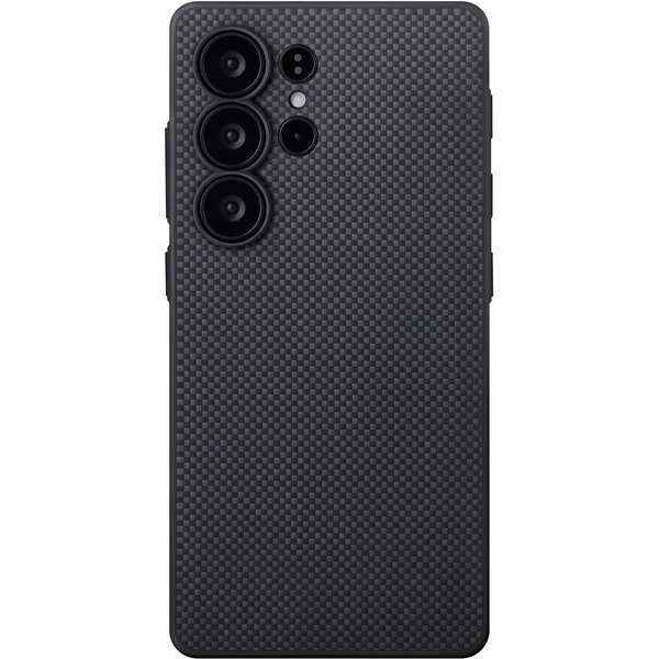 Pitaka PIN Button Case Black/Grey Plain Samsung Galaxy S25 Ultra tok