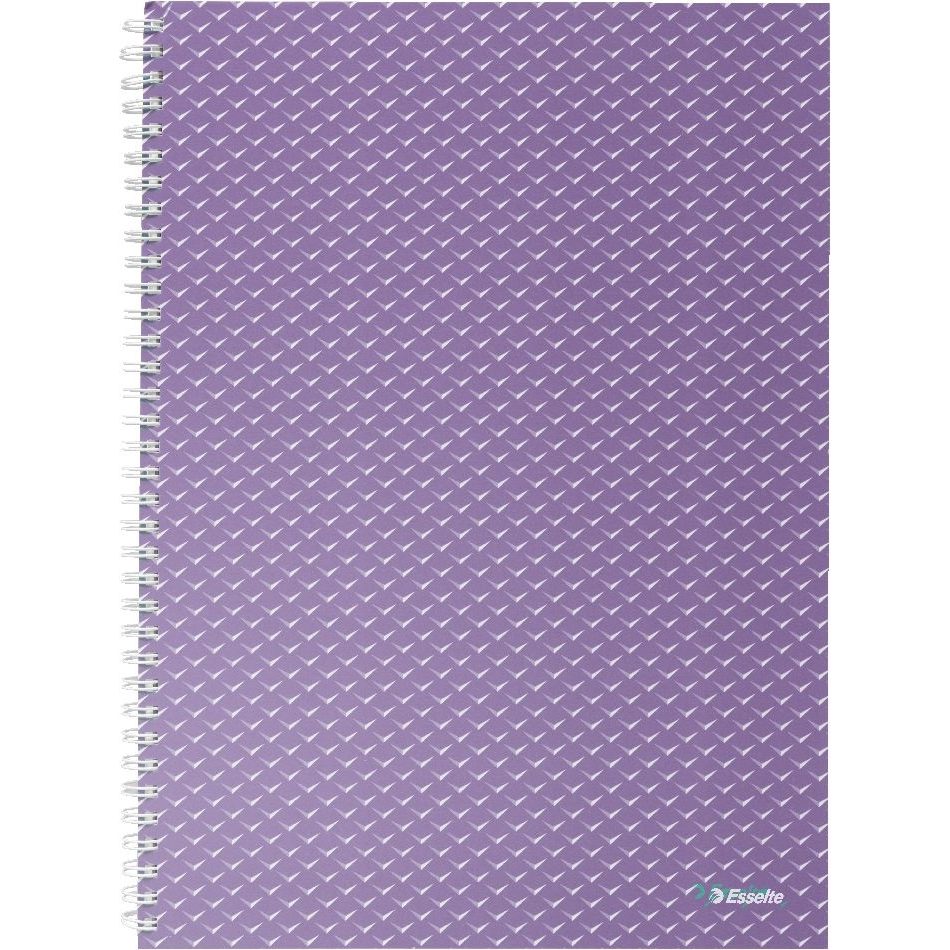 Esselte Colour'Breeze 80 lapos A4 kockás spirálfüzet - Lila (628479)