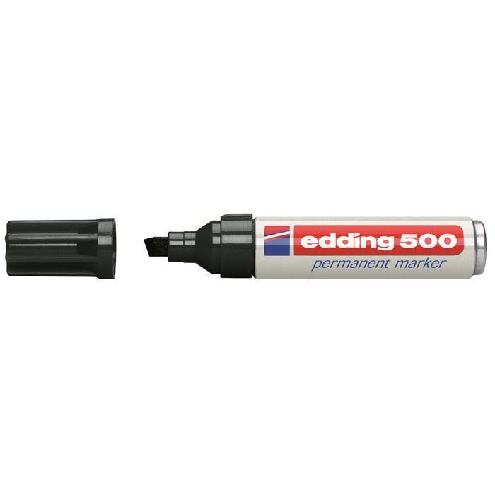Edding 500 2-7mm Alkoholos marker - Fekete (7580057001)