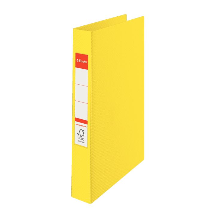 Esselte Standard VIVIDA gyűrűskönyv, 2 gyűrűs sárga (14450) (e14450)