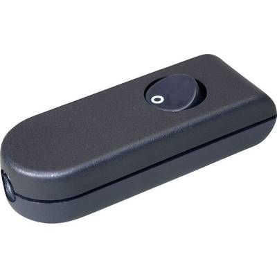 interBär 8093-204.01 Zsinórkapcsoló Fekete, Fehér 1 x KI/BE 2 A 1 db (8093-204.01)