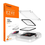 SPIGEN EZ FIT kijelzővédő üveg 2db (2.5D lekerekített szél, 0.2mm, 9H, NEM íves) FEKETE [Apple Watch Series SE 44mm]