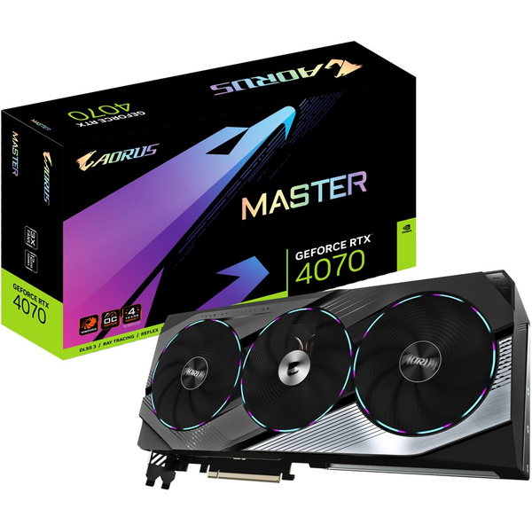 Gigabyte AORUS GeForce RTX 4070 MASTER 12G NVIDIA 12 GB GDDR6X