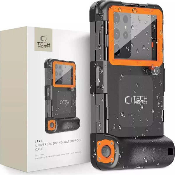 Pouzdro voděodolné Tech-Protect černé plast