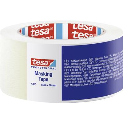 Tesa STANDARD (04325-00004-01) Krepp szalag ® Professional Bézs (H x Sz) 50 m x 50 mm 1 db (04325-00004-01)
