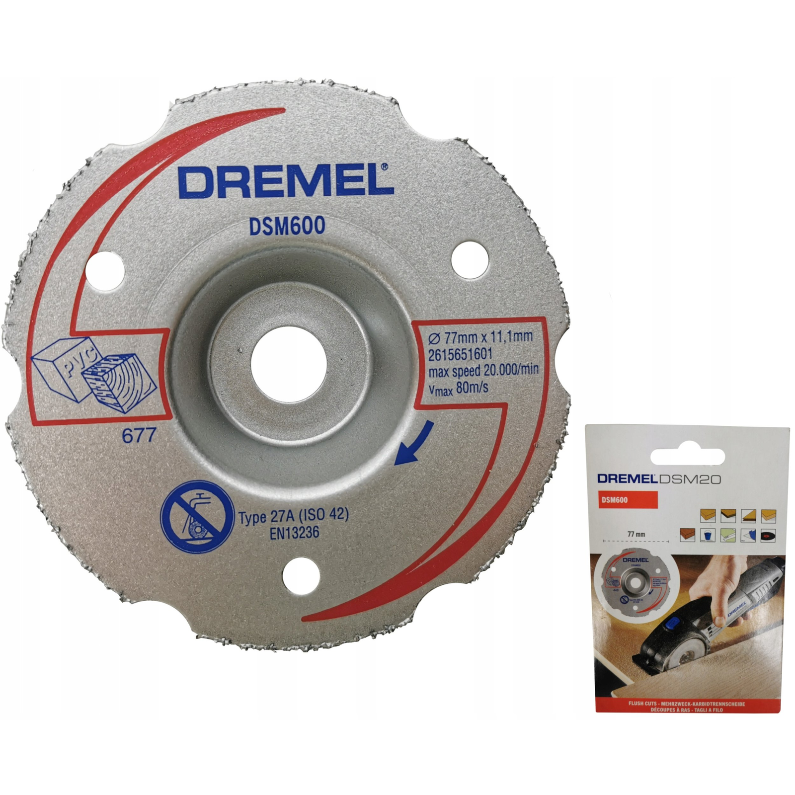 Dremel Bosch Power Tools 2615S600JB Vágótárcsa, hajlított 77 mm 1 db Keményfa, Puhafa, Furnérlemez, Laminált, Rost, Műanyag, Gipszkarton, Plexiüveg, (2615S600JB)