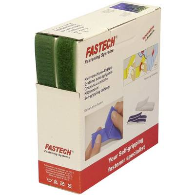 FASTECH® B25-STD033510 Tépőzár Felvarrható Bolyhos és horgos fél (H x Sz) 10 m x 25 mm Zöld 10 m (B25-STD033510)