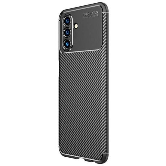 Gigapack Samsung Galaxy A04s (SM-A047F) karbon mintás szilikon tok fekete (GP-134138) (GP-134138)