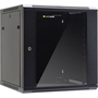 Сървърен шкаф със стъклена врата и отваряща се страна, Netrack, F-Line, 12U, 600x600 mm, 19", Черен