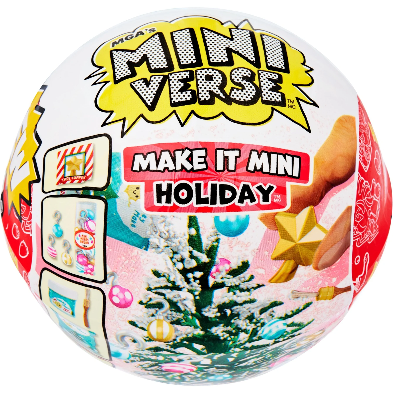 MGA Entertainment Miniverse Make It Mini Diner Holiday gyűjthető kiegészítő szett (531135-EUC)