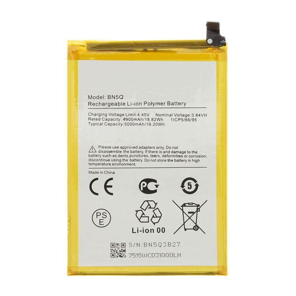 Akku 5000mAh LI-ION (BN5Q kompatibilis) Xiaomi Redmi 13C 4G / Redmi 13C 5G "Gigapack csomagolás" (GP-175424)