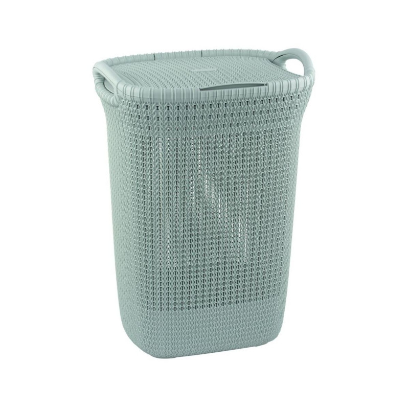 Curver Knit kötött hatású szennyestartó 57l - Kék (228411)