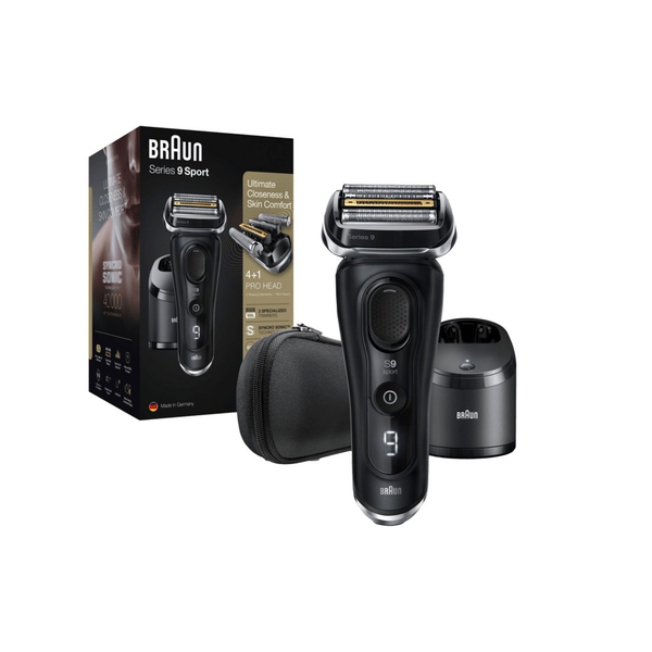Braun Series 9 9352cc Sport Planžetový holiaci strojček Zastrihávač Čierna, Šedá