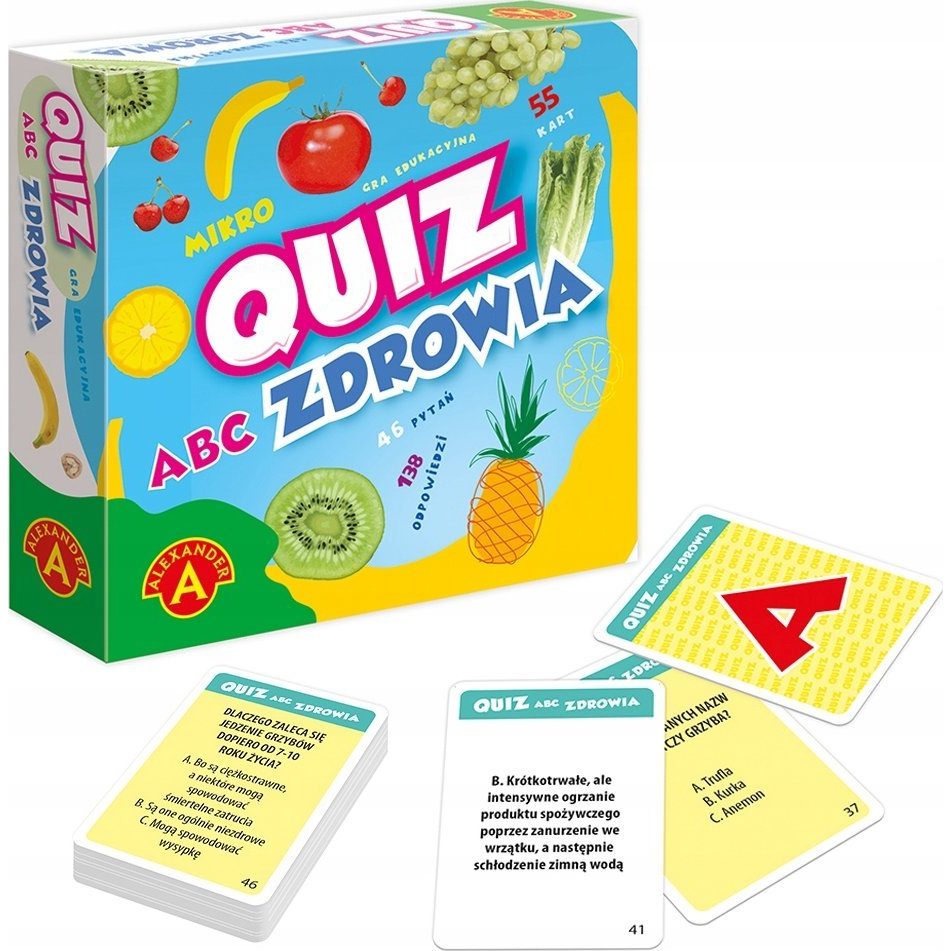 Alexander Mikro Kvíz Egészség ABC Oktató Társasjáték (5906018028676)