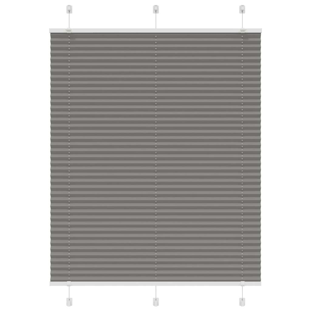 pliszírozott redőny antracit 105x100 cm szövetszélesség 104,4cm (4015076)