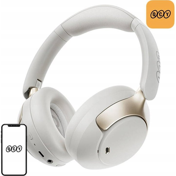 Bluetooth слушалки QCY H3 Pro, бели