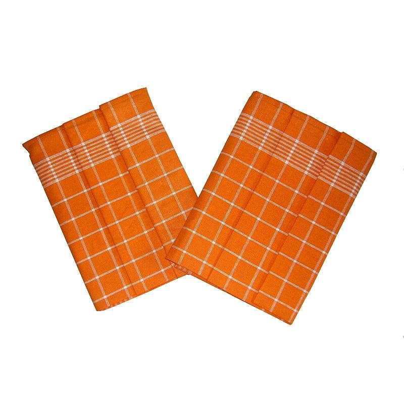 Svitap Towel Pozitiv Egyptian cotton 50×70 cm orange/white 3 pcs (040500-00NEGATIPA)