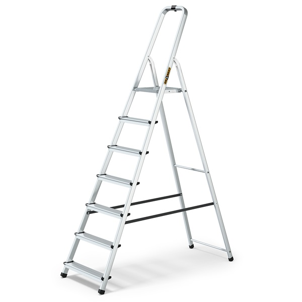 Iris Tools HL-700-7S 7 6+1 lépcsős alumínium állólétra