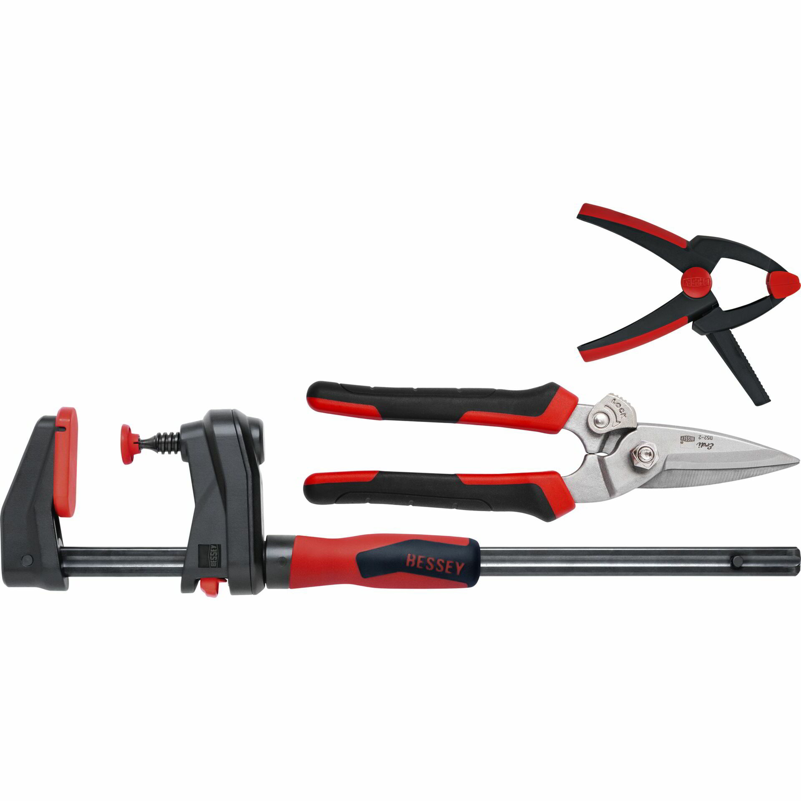Bessey DIY Set SET1-A Asztalos szorító + Lemezvágó olló készlet (SET1-A)