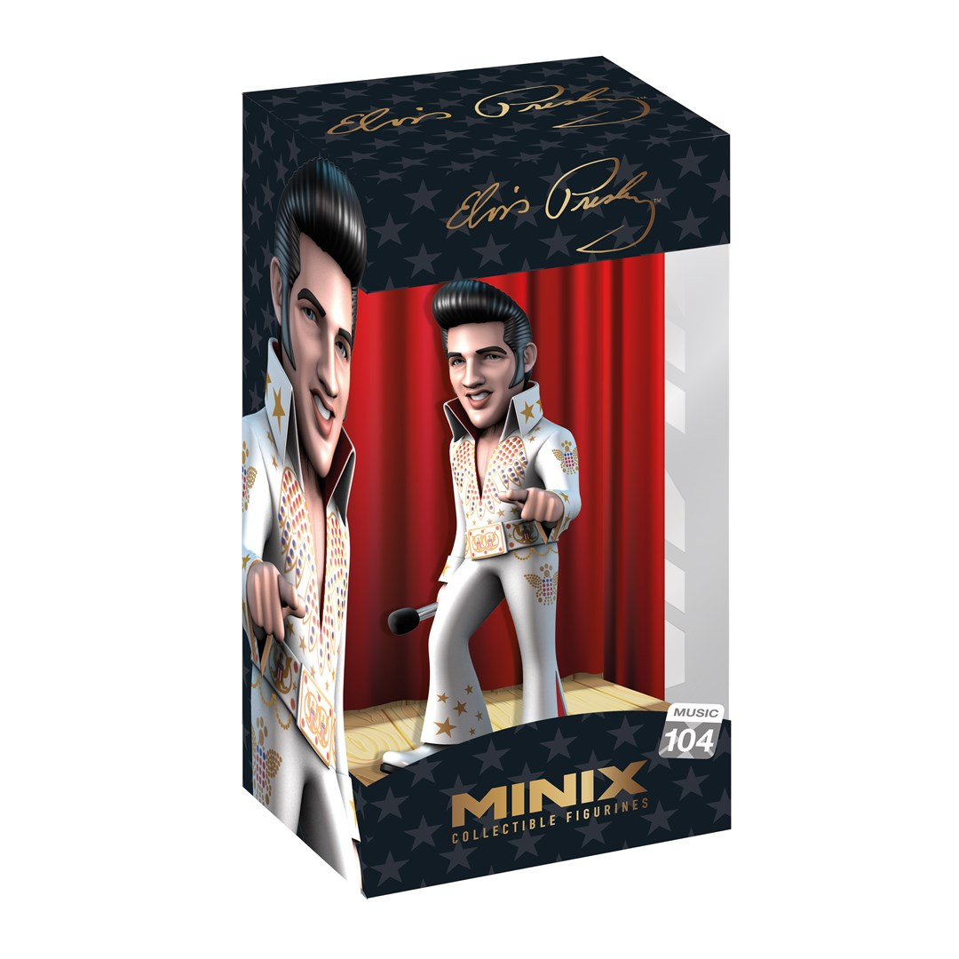 Minix 104 Music - Elvis Presley gyűjthető Énekes figura 12cm (14552)