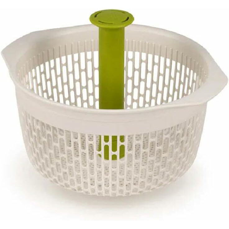 Joseph Joseph Spindola Műanyag Saláta centrifuga Ø 25cm 8.0L - Fehér / Zöld (20185)