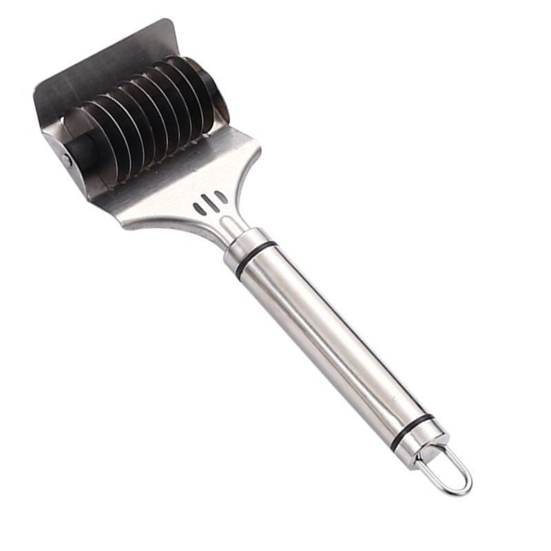 TOO KT-527 Rozsdamentes acél Kézi tésztavágó - Fekete / Ezüst (KT-527)