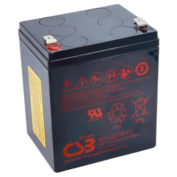 CSB HR1227W F2 6,5Ah 12V 78Wh AGM Ólom-sav akkumulátor