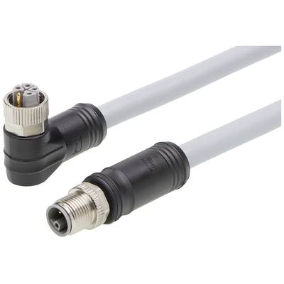 Molex 1205010209 Érzékelő-/működtető összekötő, konfekcionált Alj, hajlított, Dugó, egyenes 1 m Pólusszám: 5 1 db csomag (1205010209)
