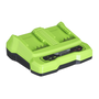 Двойно зарядно за батерии 24V Greenworks G24X2UC2