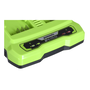 Двойно зарядно за батерии 24V Greenworks G24X2UC2