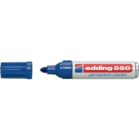 Edding 550 4-550003 Permanent marker Kék Vízálló: Igen (ED-550003)
