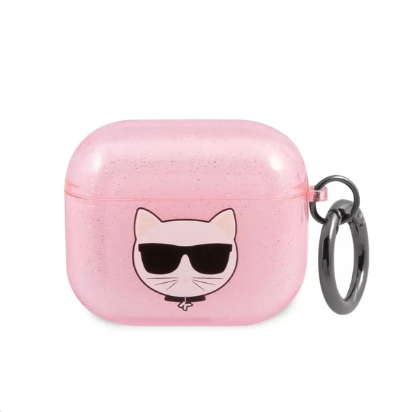 Karl Lagerfeld Choupette AirPods 3 tok pink (KLA3UCHGP)