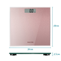Salter 9037RG elektronikus személymérleg rózsaarany