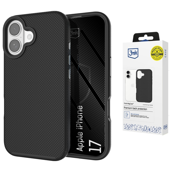 Zadní Kryt 3mk pro Apple iPhone 17, černý
