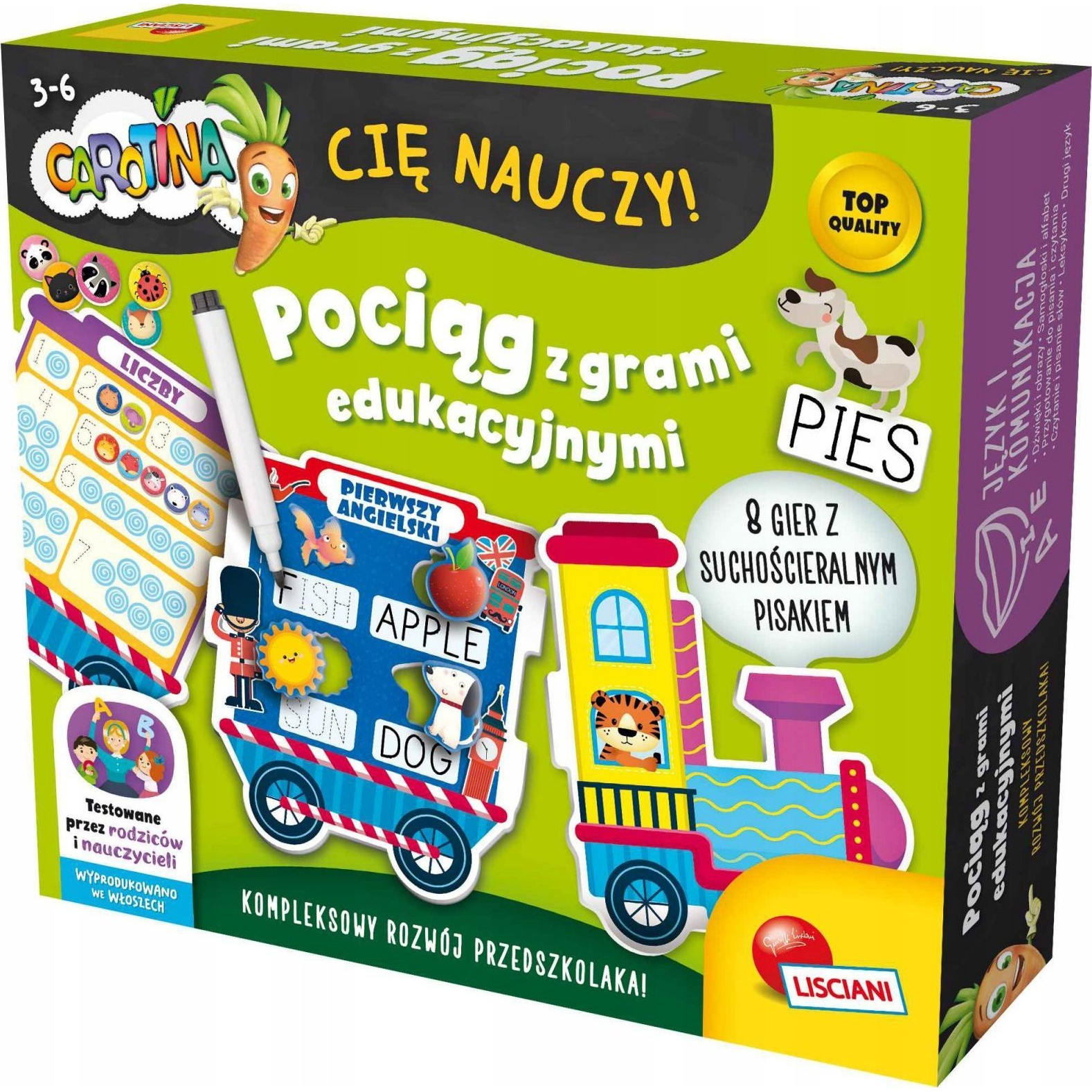 Lisciani Carotina Készlet - Vonat Játékokkal (GXP-931380)