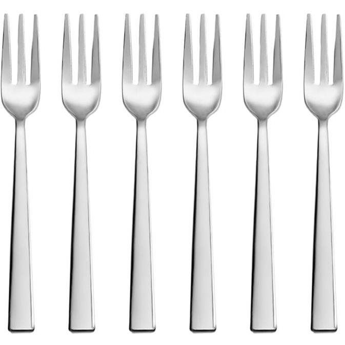 ORION Rozsdamentes acél desszertvilla. PLAIN 6db (143616)