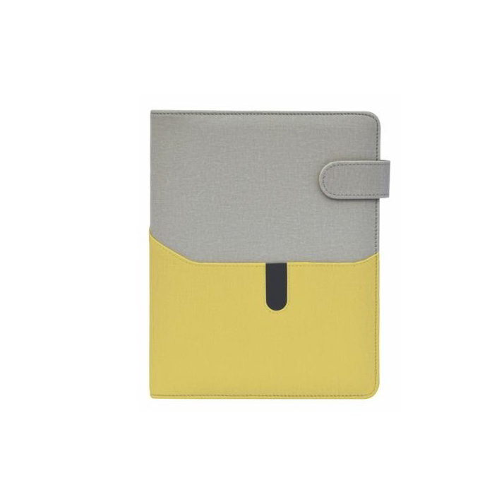 Saturnus 229 L 146 x 210mm Gyűrűs kalendárium betétlapokkal - Szürke/sárgászöld (23SL229-006)