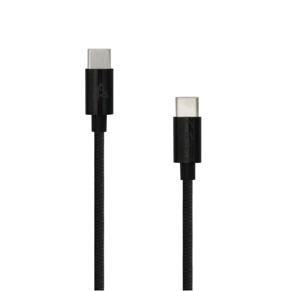 Sbox TYPEC-2-B 2m 60W Type-C fekete adat- és töltőkábel (TYPEC-2-B)