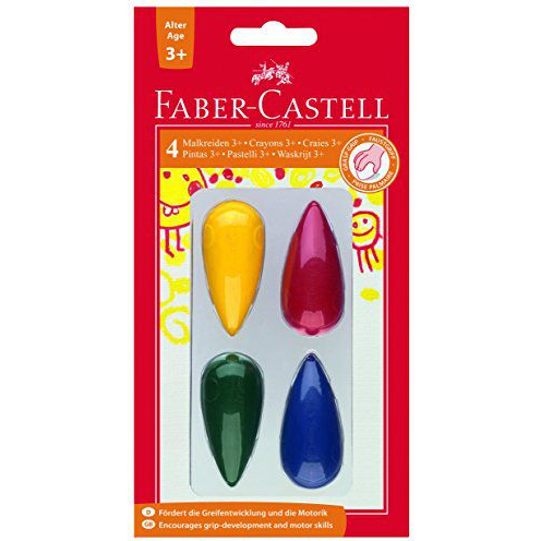 Faber-Castell: Csepp alakú 4db-os zsírkréta (227341)