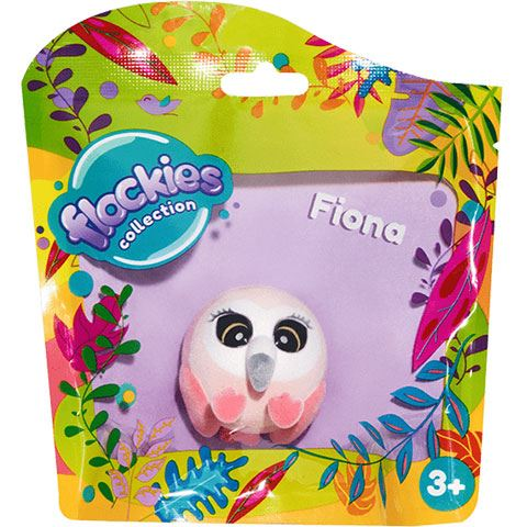 Flair Toys Flockies játékfigura: 1. széria - Flamingó Fiona (FLO0115) (FLO0115)