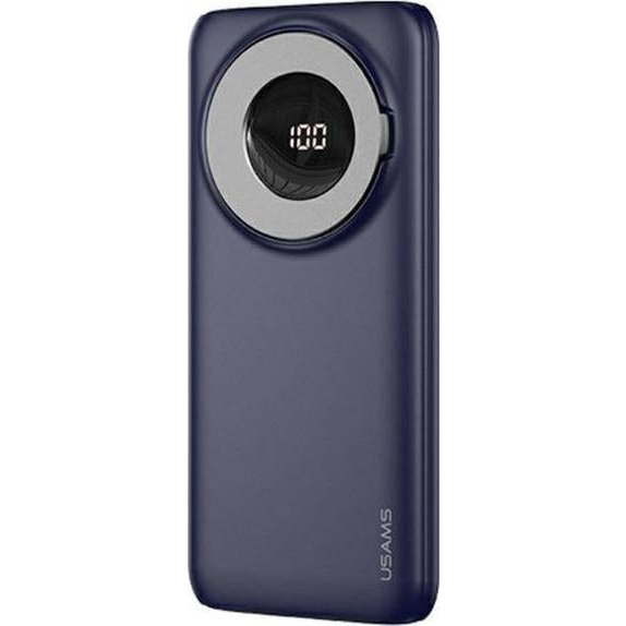 Usams PB62 Power Bank 10000mAh 20W QC3.0+PD Vezeték Nélküli Gyorstöltő Kék (Usa001119)