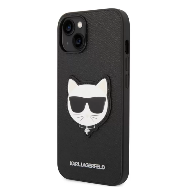 Husa Karl Lagerfeld neagra KLHCP14MSAPCHK pentru Apple iPhone 14 Plus