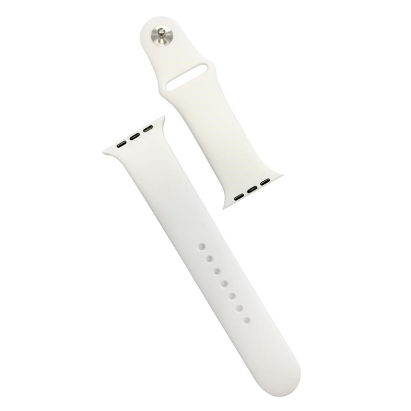 Cellect Apple watch 42/44/45mm szilikon óraszíj fehér (CEL-STRAP-APPLE-WH)