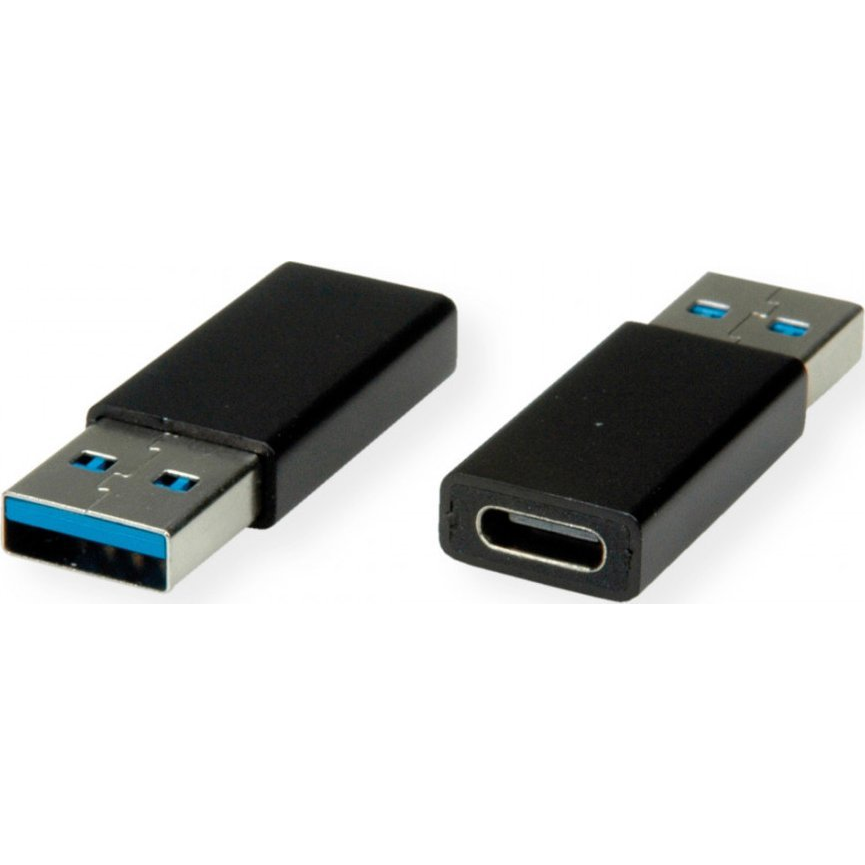 OEM USB-A 3.2 Gen1 -> USB-C 3.2 Gen1 M/F adapter fekete (12.99.2998)