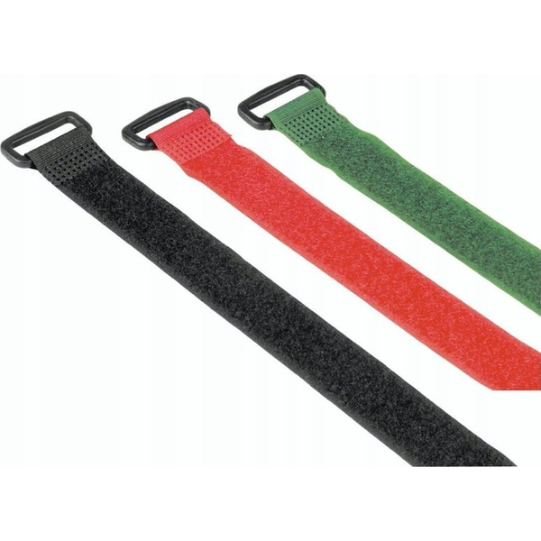 Hama 00221006 kabelsamler Krog og løkke kabelbinder Nylon Sort, Grøn, Rød 9 stk