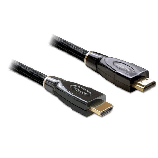 DELOCK HDMI Kabel Ethernet A -> A St/St 2.00m Premium