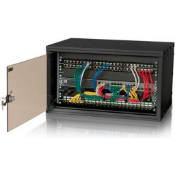 Equip 19" Box 9HU RAL 9005 black 9U Fekete (991009)