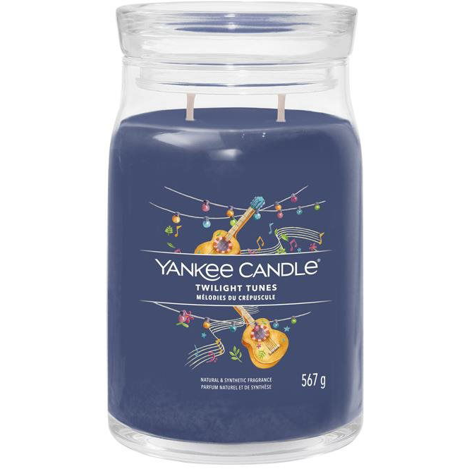 YANKEE CANDLE Signature üveg 2 kanóc Twilight Tunes 567 g (5038581151120)